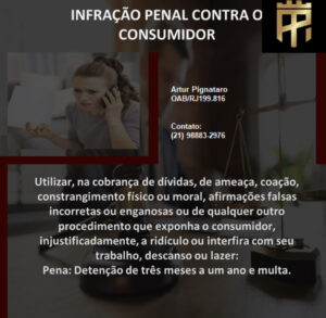 Leia mais sobre o artigo INFRAÇÃO PENAL CONTRA O CONSUMIDOR